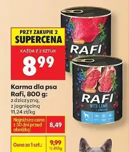 Biedronka Karma dla psa Rafi, 800 g oferta