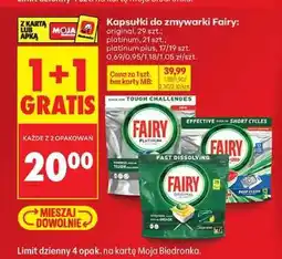 Biedronka Kapsułki do zmywarki FAIRY oferta