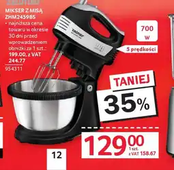 Selgros Zelmer mikser z misą ZHM2459BS oferta