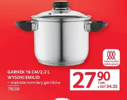 Selgros Garnek wysoki Emilio oferta