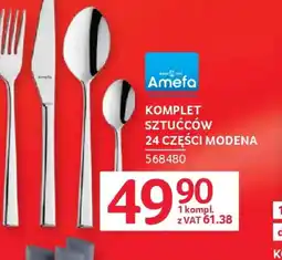 Selgros Amefa Komplet sztućców Modena oferta