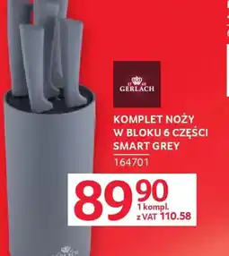 Selgros Gerlach Komplet noży w bloku oferta