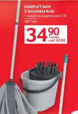 Selgros Rubi Komplet mop z wiadrem oferta