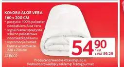 Selgros Kołdra Aloe Vera oferta