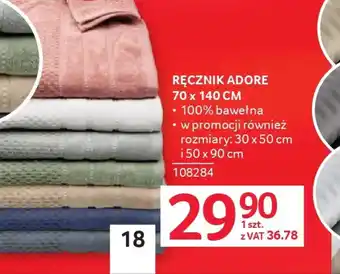 Selgros Ręcznik Adore oferta