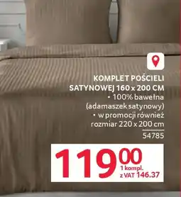 Selgros Komplet pościeli satynowej oferta