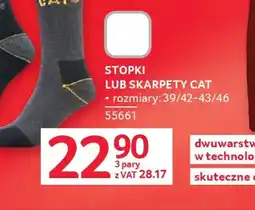 Selgros CAT stopki lub skarpety oferta