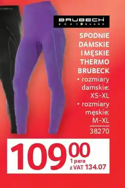 Selgros Brubeck Spodnie Thermo oferta