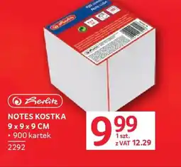 Selgros Herlitz Notes kostka oferta