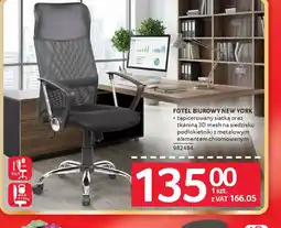 Selgros Fotel biurowy New York oferta
