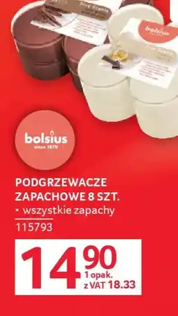 Selgros Bolsius Podgrzewacze zapachowe oferta