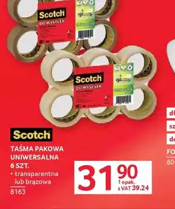 Selgros Scotch taśma pakowa uniwersalna oferta