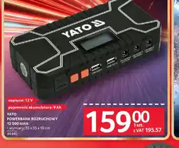 Selgros Powerbank rozruchowy Yato oferta