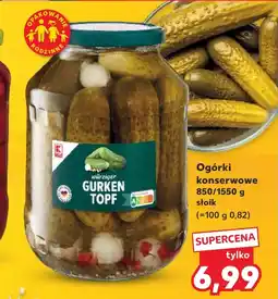 Kaufland Ogórki konserwowe K-Classic oferta
