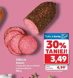 Kaufland Salami Gzella oferta