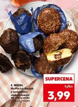 Kaufland E. WEDEL Muffin lub Pączek z nadzieniem czekoladowym oferta