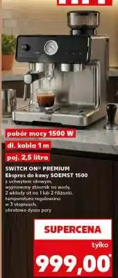 Kaufland SWITCH ON PREMIUM Ekspres do kawy SOEMST 1500 oferta
