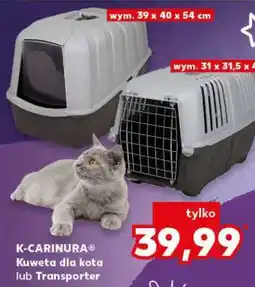 Kaufland K-CARINURA Kuweta dla kota lub Transporter oferta