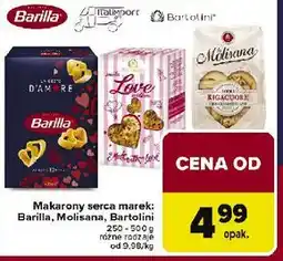 Carrefour Market Makarony serca marek: Barilla, Molisana, Bartolini oferta