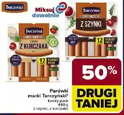 Carrefour Market Parówki marki Tarczyński (z szynki, z kurczaka) oferta