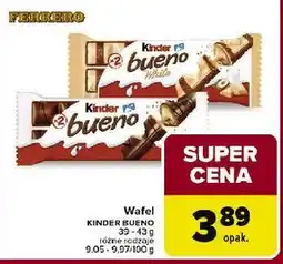 Carrefour Market Wafel KINDER BUENO oferta
