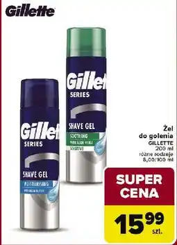 Carrefour Market Gillette Shave Gel – Żel do golenia (200 ml, różne rodzaje) oferta