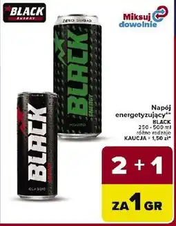 Carrefour Market Napój energetyzujący BLACK oferta