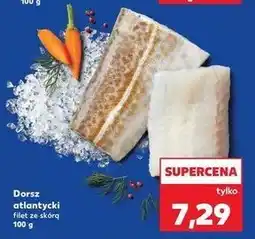 Kaufland Dorsz atlantycki filet ze skórą oferta