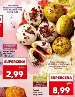 Kaufland Pączek z nadzieniem o smaku pistacjowym i wiśnia w winie oferta