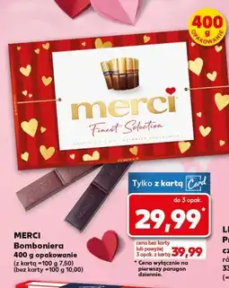 Kaufland MERCI Bomboniera 400g opakowanie oferta