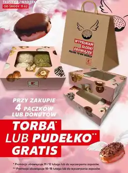 Kaufland Pączki (donuts) - opakowanie 4 szt. + torba/pudeko GRATIS! oferta
