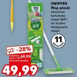 Kaufland SWIFFER Mop płaski obrotowa końcówka oferta