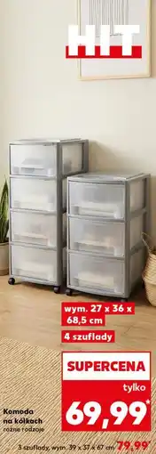 Kaufland Komoda na kółkach (4 szuflady) oferta