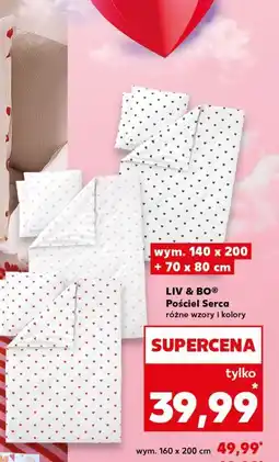 Kaufland LIV & BOO Pościel Serca oferta