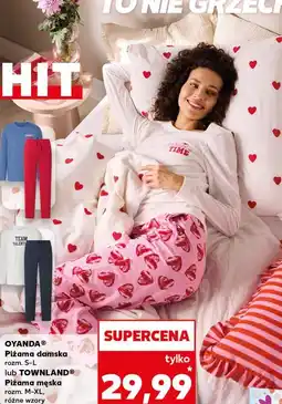 Kaufland OYANDA Piżama damska lub TOWNLAND Piżama męska oferta