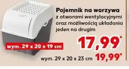 Kaufland Pojemnik na warzywa z otworami wentylacyjnymi oferta