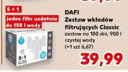 Kaufland DAFI Zestaw wkładów Filtrujących Classic (jeden filtr uzdatnia do 150 l wody) oferta
