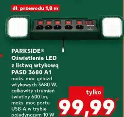 Kaufland PARKSIDE Oświetlenie LED z listwą wtykową PASD 3680 A1 oferta
