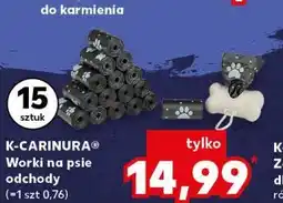 Kaufland K-CARINURA Worki na psie odchody 15 sztuk oferta