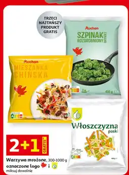 Auchan Włoszczyzna paski Podniesiony Kciuk oferta