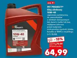Kaufland MY PROJECT Olej silnikowy 10W-40 oferta