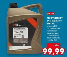 Kaufland MY PROJECT Olej silnikowy 5W-30 oferta