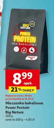 Auchan Mieszanka bakaliowa power protein Big Nature oferta