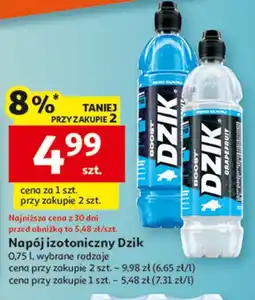 Auchan Napój witaminowy zero Wk Dzik oferta