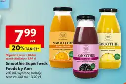 Auchan Smoothie arona i czarna porzeczka Foods By Ann oferta