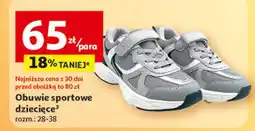 Auchan Obuwie sportowe dziewczęce 28-38 oferta