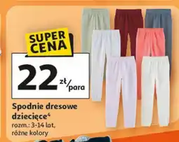 Auchan Spodnie dresowe 3-14 lat oferta