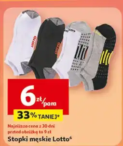 Auchan Stopki męskie Lotto oferta