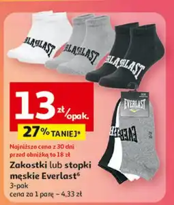 Auchan Stopki męskie Everlast oferta