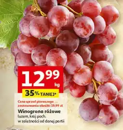Auchan Winogrona różowe oferta